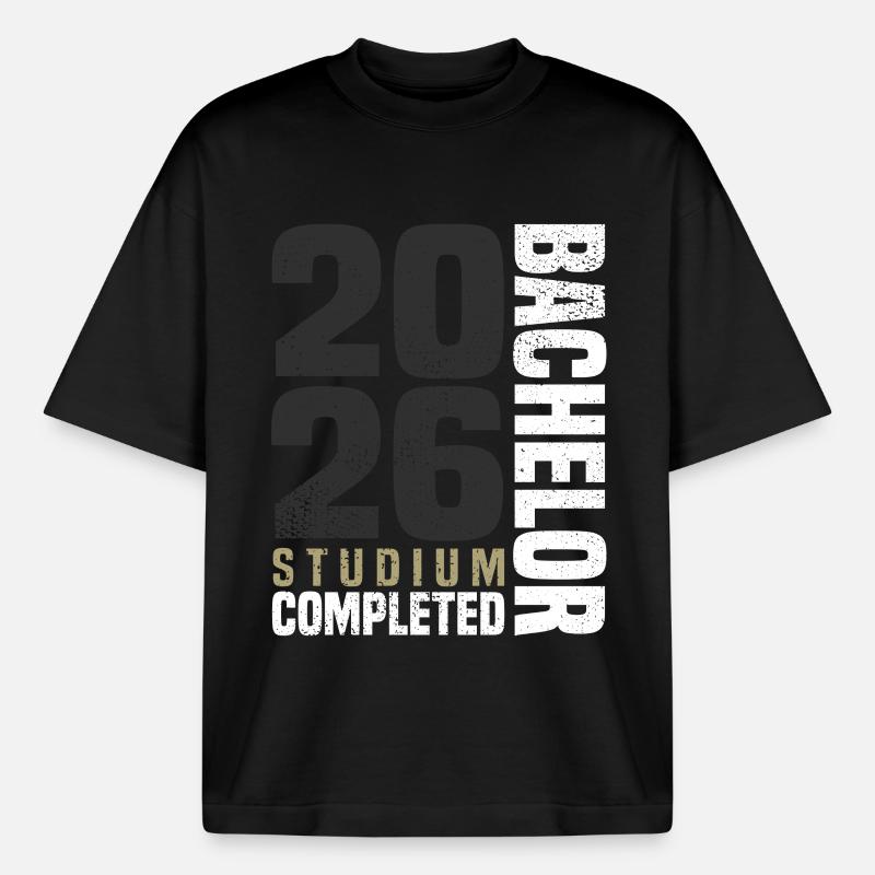 Programme de licence 2026 - T-shirt unisexe épais coupe boxy Stanley/Stella - noir