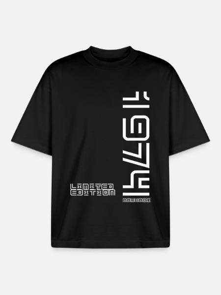 Edition limitée 1974 - T-shirt unisexe boxy épais biologique Stanley/Stella - noir