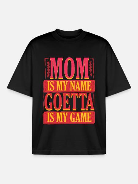 Goetta Wurst Mutter - Boxy Heavyweight Unisex Organic T-Shirt von Stanley/Stella - Schwarz