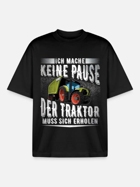 Landwirt - Boxy Heavyweight Unisex Organic T-Shirt von Stanley/Stella - Schwarz