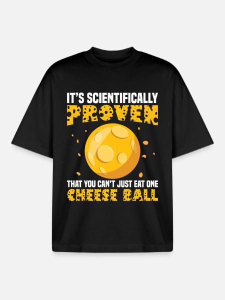 Cheese Ball Foodie Mix Zubehör für Cheese Ball - Boxy Heavyweight Unisex Organic T-Shirt von Stanley/Stella - Schwarz