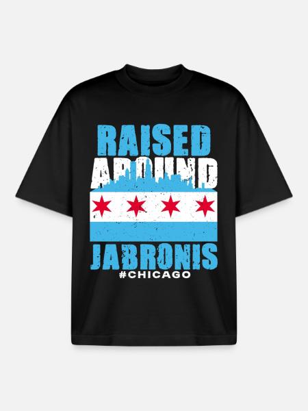 Jabroni Raised Around Jabronis - Boxy Heavyweight Unisex Organic T-Shirt by Stanley/Stella - black