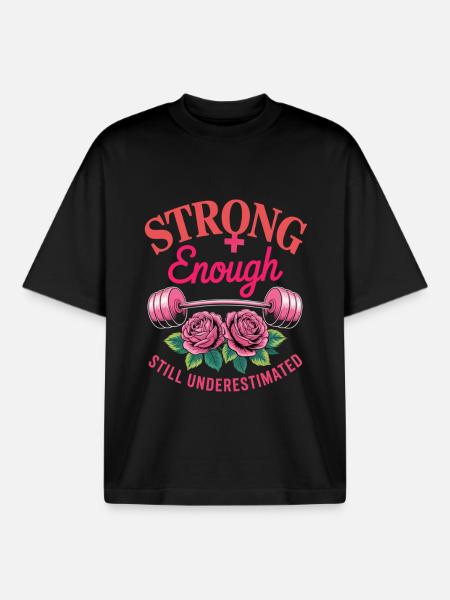 Women's Day Feminism - Boxy Heavyweight Unisex Organic T-Shirt by Stanley/Stella - black