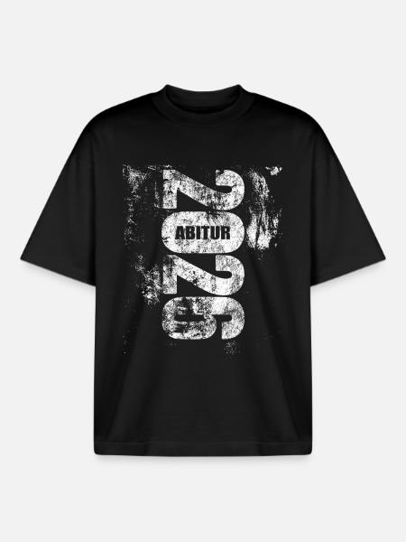 Abi 2026 - Abitur - Gift - Boxy Heavyweight Unisex Organic T-Shirt by Stanley/Stella - black