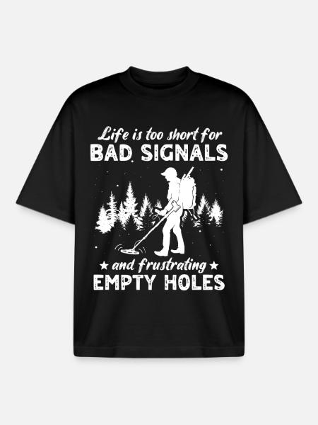 Dirt Fishing - Boxy Heavyweight Unisex Organic T-Shirt von Stanley/Stella - Schwarz