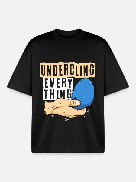 Indoor Klettern Indoorklettern - Boxy Heavyweight Unisex Organic T-Shirt von Stanley/Stella - Schwarz