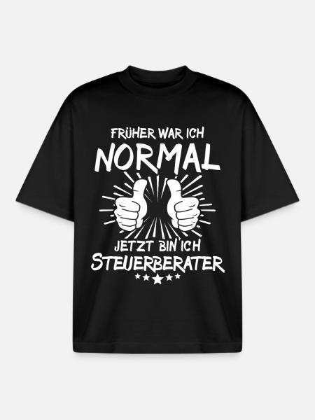 Steuerberater - Boxy Heavyweight Unisex Organic T-Shirt von Stanley/Stella - Schwarz