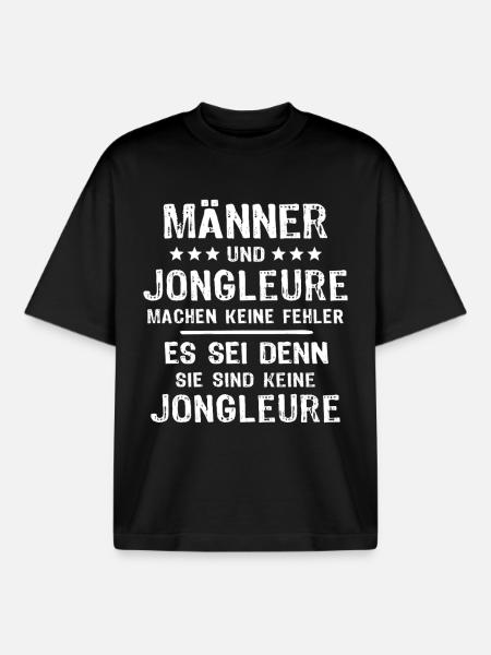 Jongleur - Boxy Heavyweight Unisex Organic T-Shirt von Stanley/Stella - Schwarz