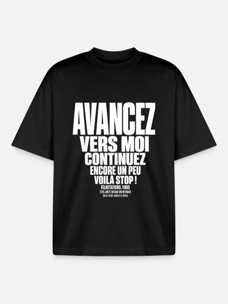 t-shirt retraité - T-shirt unisexe boxy épais biologique Stanley/Stella - noir