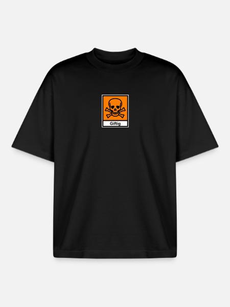 Vénéneux - T-shirt unisexe boxy épais biologique Stanley/Stella - noir