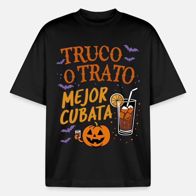 Süßes oder Saures Beste Cubata - Heavyweight Unisex Boxy T-Shirt von stanley/stella	 - Schwarz