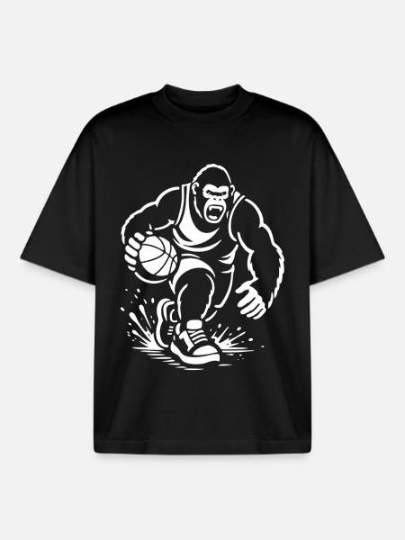 Domination sauvage de la Cour - T-shirt unisexe boxy épais biologique Stanley/Stella - noir