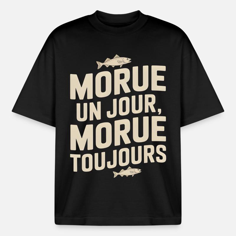 Once cod Cod - Heavyweight Boxy Unisex T-Shirt by Stanley/Stella - black