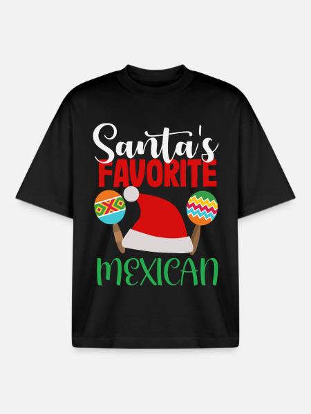 Mexico Pride & Home Mexican Mexico Flag - Boxy Heavyweight Unisex Organic T-Shirt by Stanley/Stella - black