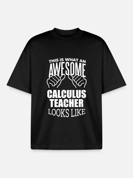 Calculus - Boxy Heavyweight Unisex Organic T-Shirt by Stanley/Stella - black