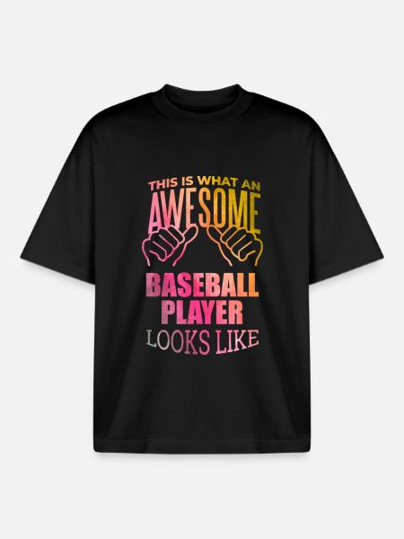 Base-ball - T-shirt unisexe boxy épais biologique Stanley/Stella - noir