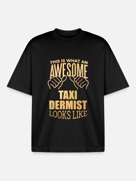 Taxidermie Taxidermie Taxidermie - T-shirt unisexe boxy épais biologique Stanley/Stella - noir