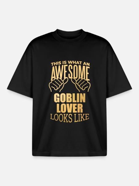 Goblin - Boxy Heavyweight Unisex Organic T-Shirt by Stanley/Stella - black