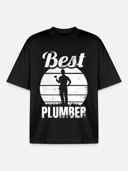 Bester Anlagenmechaniker - Boxy Heavyweight Unisex Organic T-Shirt von Stanley/Stella - Schwarz