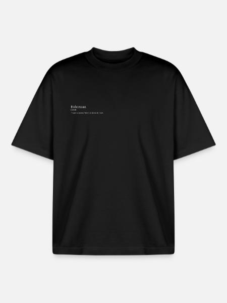 Pêcheur - T-shirt unisexe boxy épais biologique Stanley/Stella - noir