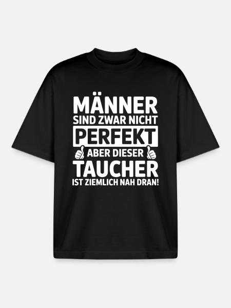 Taucher - Boxy Heavyweight Unisex Organic T-Shirt von Stanley/Stella - Schwarz