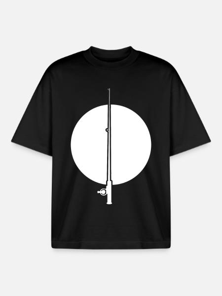 Dessin d’ange - T-shirt unisexe boxy épais biologique Stanley/Stella - noir