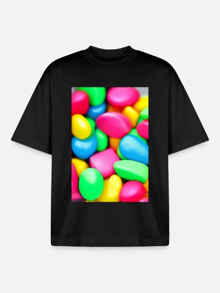 Candies - Boxy Heavyweight Unisex Organic T-Shirt by Stanley/Stella - black