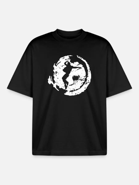 break dancing - Boxy Heavyweight Unisex Organic T-Shirt by Stanley/Stella - black
