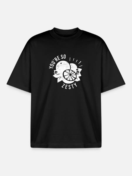 You're so zesty - Boxy Heavyweight Unisex Organic T-Shirt by Stanley/Stella - black