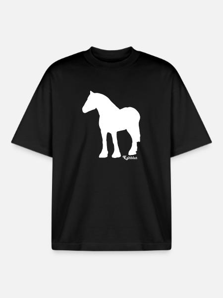 schimmel-kaltblut - Boxy Heavyweight Unisex Organic T-Shirt von Stanley/Stella - Schwarz