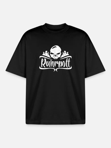 Ruhrpott Ruhr area - Boxy Heavyweight Unisex Organic T-Shirt by Stanley/Stella - black