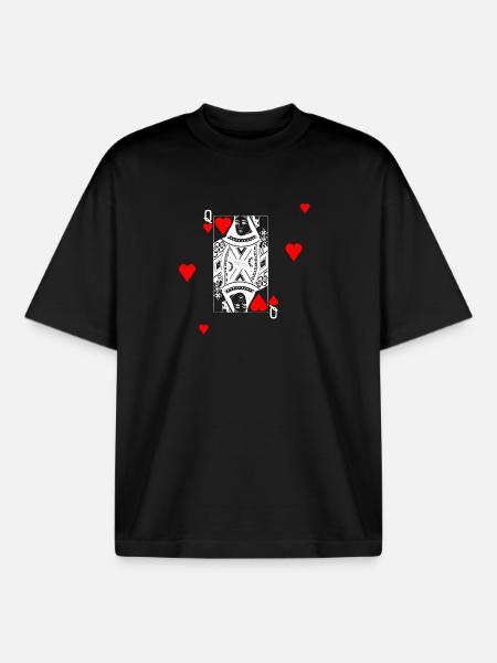 queen - Boxy Heavyweight Unisex Organic T-Shirt by Stanley/Stella - black
