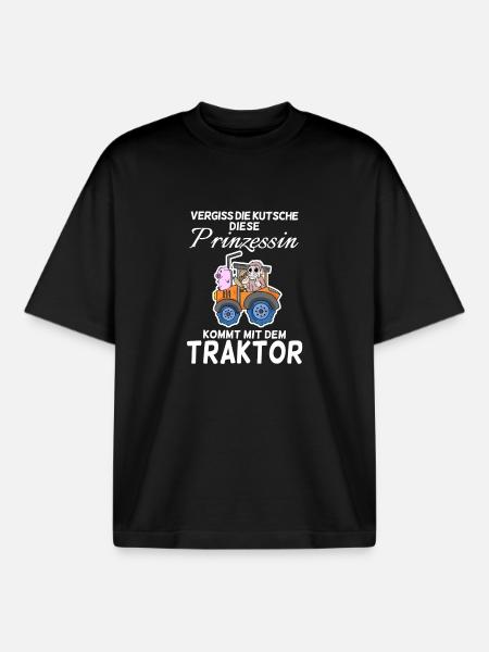 Prinzessin - Boxy Heavyweight Unisex Organic T-Shirt von Stanley/Stella - Schwarz