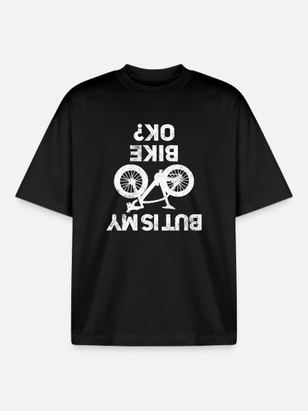 Radfahren Radfahrer - Boxy Heavyweight Unisex Organic T-Shirt von Stanley/Stella - Schwarz