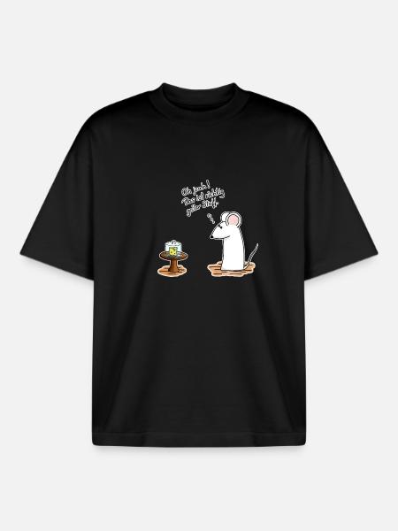 Richtig geiler Stoff - Boxy Heavyweight Unisex Organic T-Shirt von Stanley/Stella - Schwarz