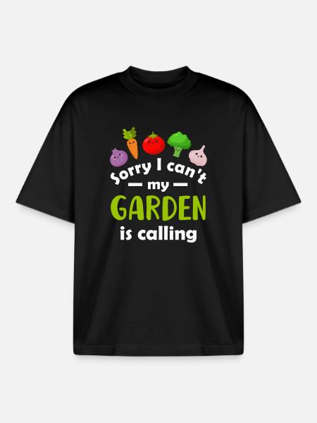 Garten Gärtner Gärtnerin - Boxy Heavyweight Unisex Organic T-Shirt von Stanley/Stella - Schwarz