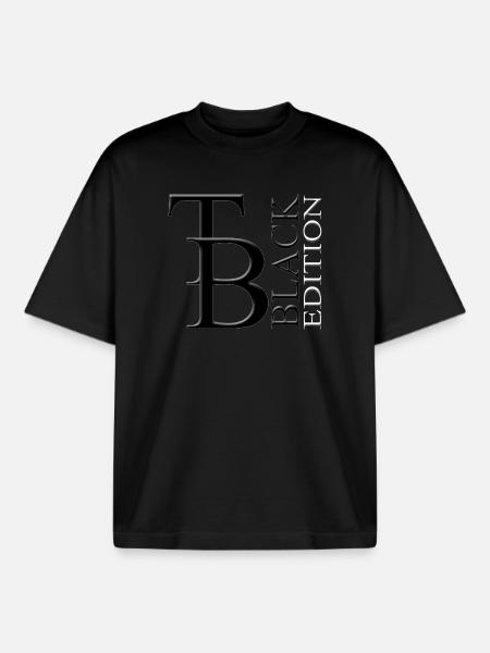 TB black edition - Boxy Heavyweight Unisex Organic T-Shirt by Stanley/Stella - black