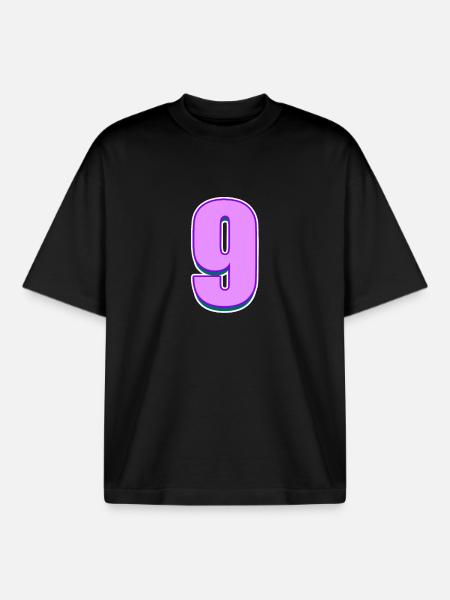 9 - T-shirt unisexe boxy épais biologique Stanley/Stella - noir