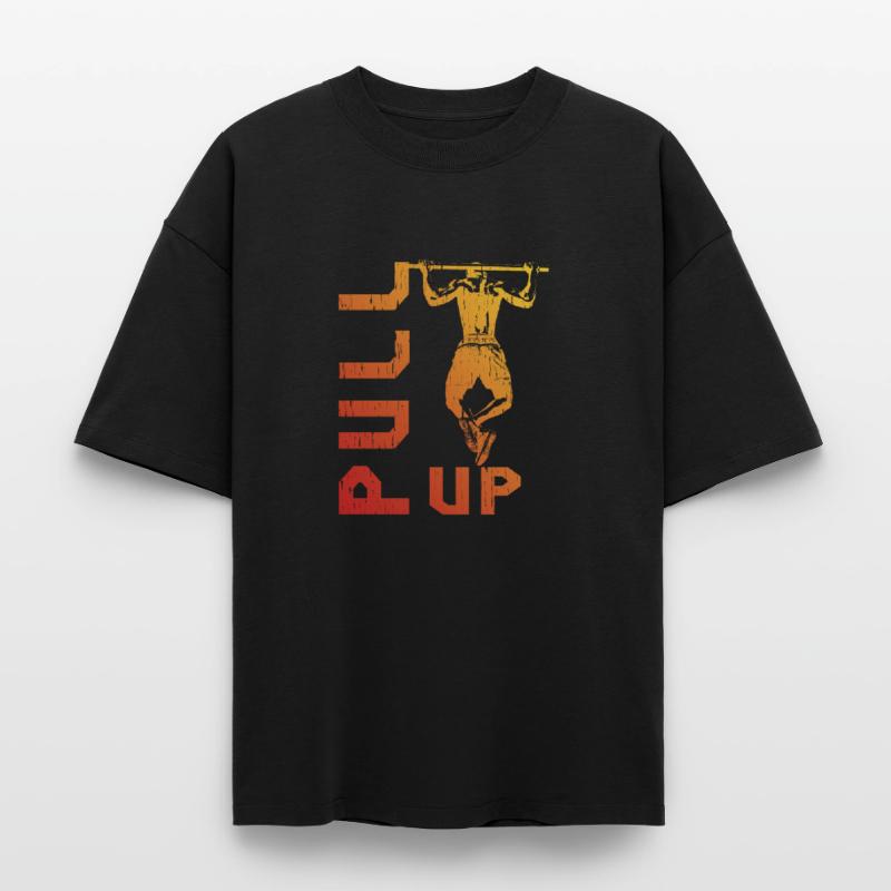 Gradient pull-up silhouette Boxy Heavyweight Unisex Organic T-Shirt by Stanley/Stella