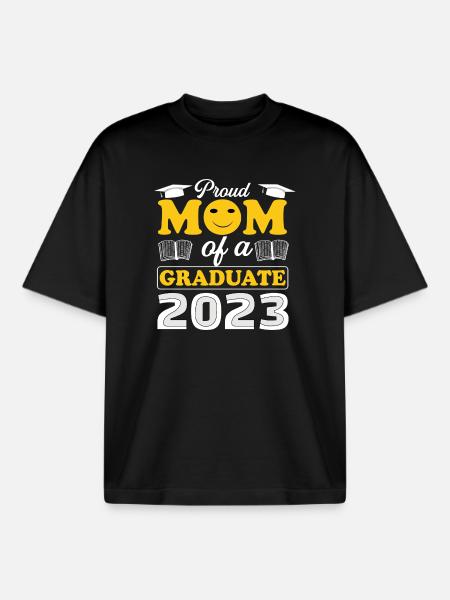 Pride Mama Absolvent 2023 - Boxy Heavyweight Unisex Organic T-Shirt von Stanley/Stella - Schwarz