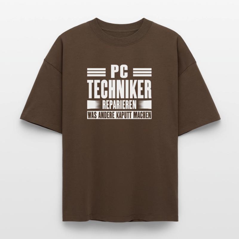 Service Technician Support Solution Devis Service PC T-shirt unisexe épais coupe boxy Stanley/Stella