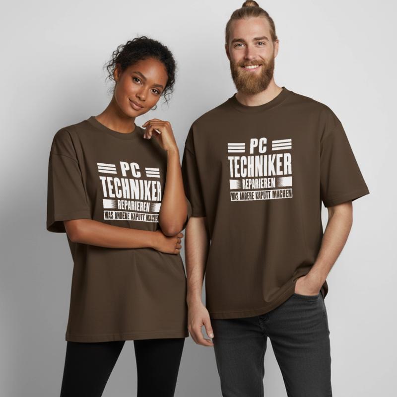 Service Technician Support Solution Devis Service PC T-shirt unisexe épais coupe boxy Stanley/Stella