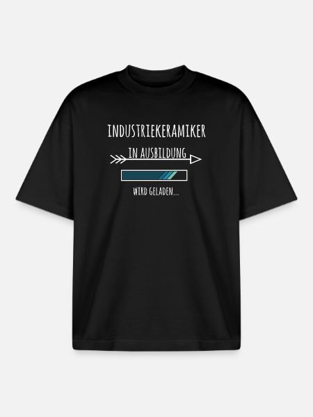 Industriekeramiker Ausbildung Beruf Geschenk - Boxy Heavyweight Unisex Organic T-Shirt von Stanley/Stella - Schwarz