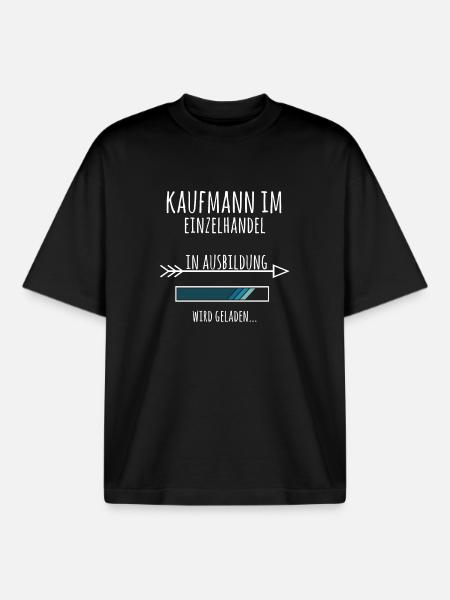 Kaufmann im Einzelhandel Ausbildung Beruf Geschenk - Boxy Heavyweight Unisex Organic T-Shirt von Stanley/Stella - Schwarz