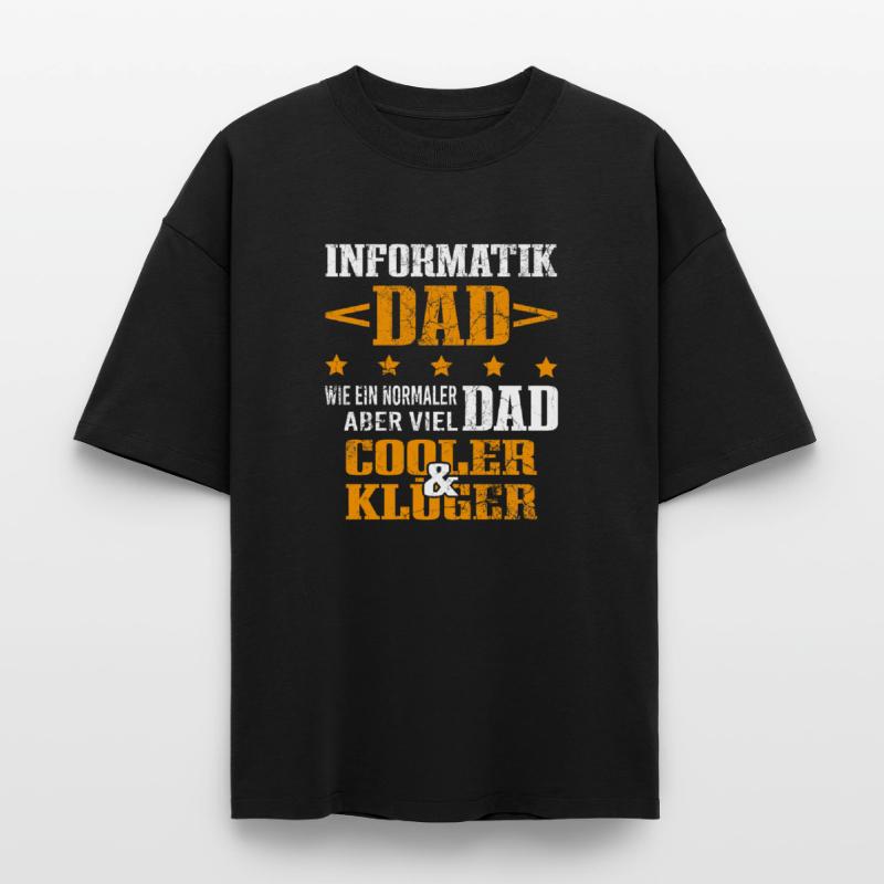 Informatiker Vater Programmierer Technik-Nerd Boxy Heavyweight Unisex Organic T-Shirt von Stanley/Stella