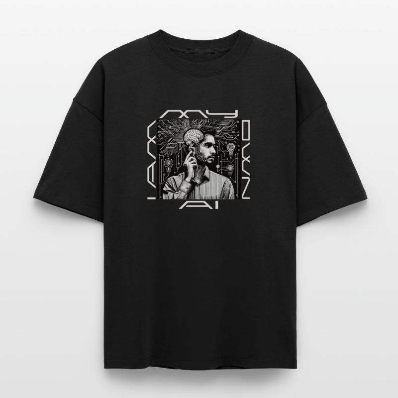 Headwork : Ghost rencontre le code T-shirt unisexe boxy épais biologique Stanley/Stella