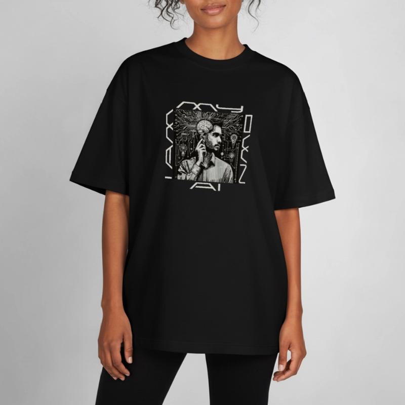 Headwork : Ghost rencontre le code T-shirt unisexe boxy épais biologique Stanley/Stella