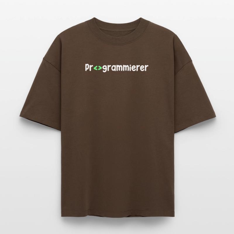 Programmer, Geek, Scripting, Code, Nerd Boxy Heavyweight Unisex Organic T-Shirt by Stanley/Stella
