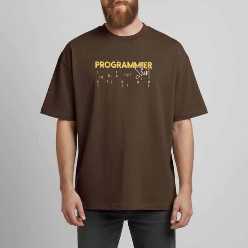 Developer Statement Coden Skripting Webentwickler Heavyweight Unisex Boxy T-Shirt von stanley/stella	