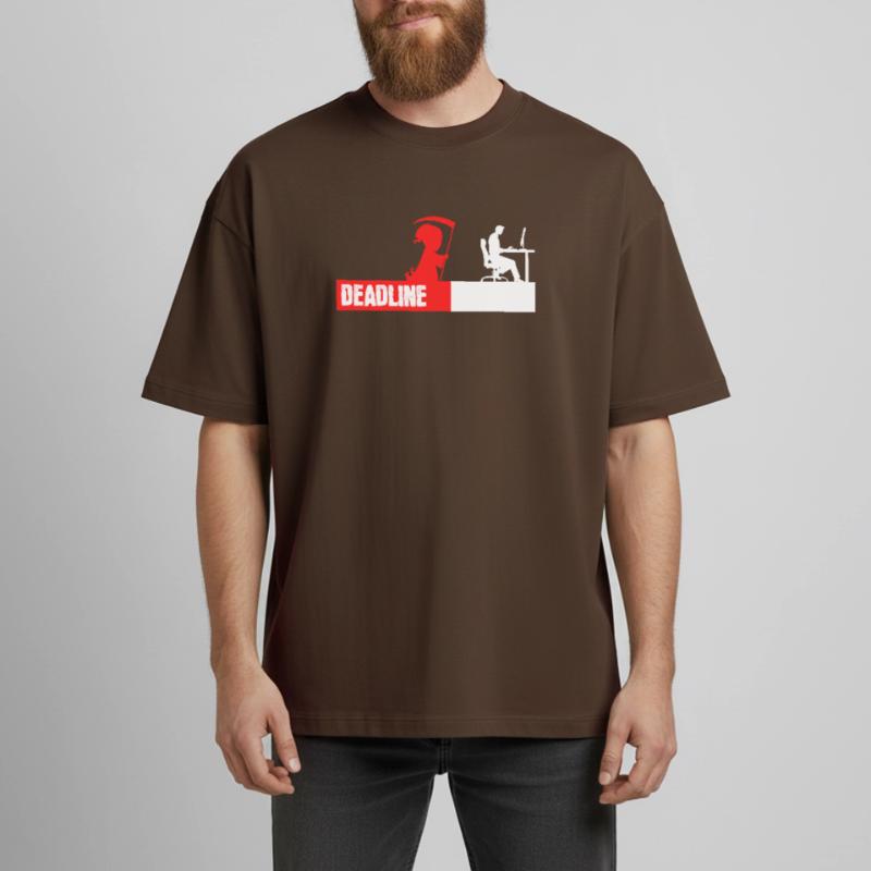Computerfreak Developer Coden Statement Skripting Boxy Heavyweight Unisex Organic T-Shirt von Stanley/Stella